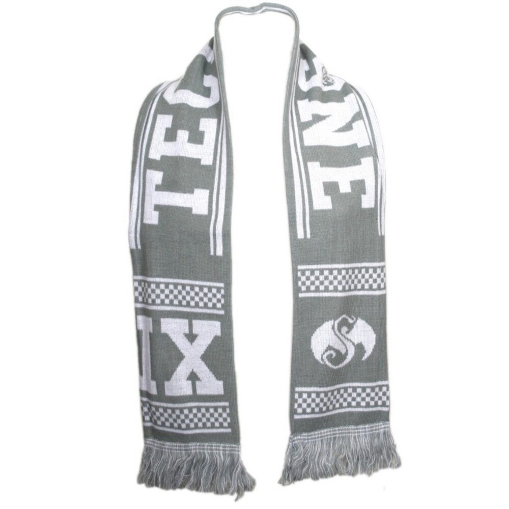 TECH N9NE NINE 9 Winter Knitted SCARF STRANGE MUSIC GREY XL 60” long Soccer LN